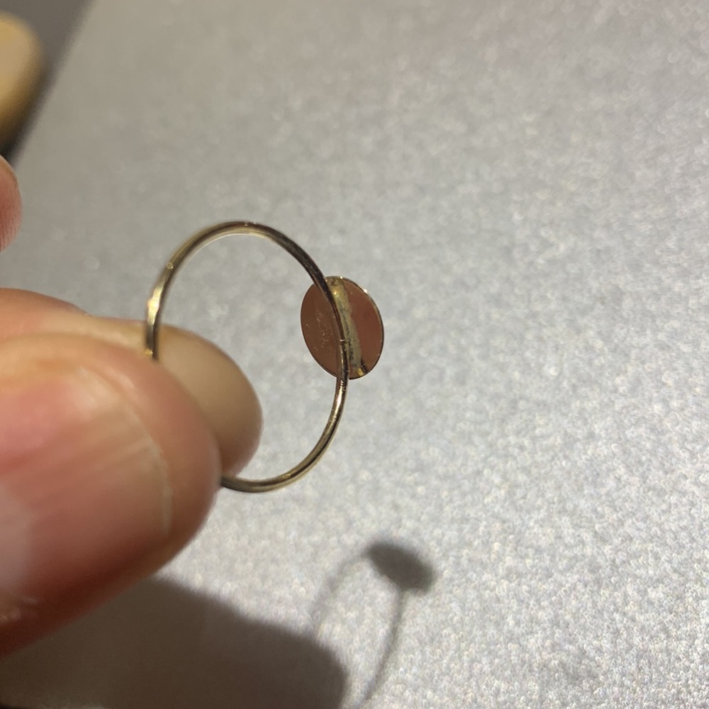 BONY LEVY 14K Yellow Gold Circle Ring - Picture 10 of 15